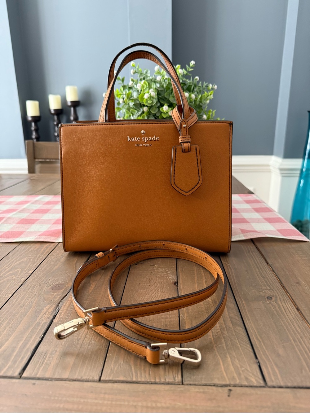 Kate Spade New York Tan Leather Satchel